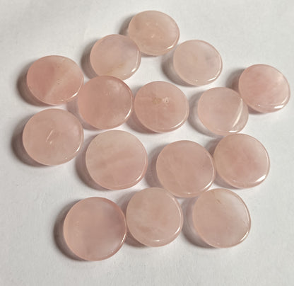 Trendy 2025 20To25MM Rose Quartz Loose Gemstone Round Shape Handmade Natural Stone Making For Jewelry