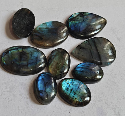 Trendy 2025 20To25MM Labradorite Loose Gemstone Oval Shape Handmade Natural Stone Making For Jewelry