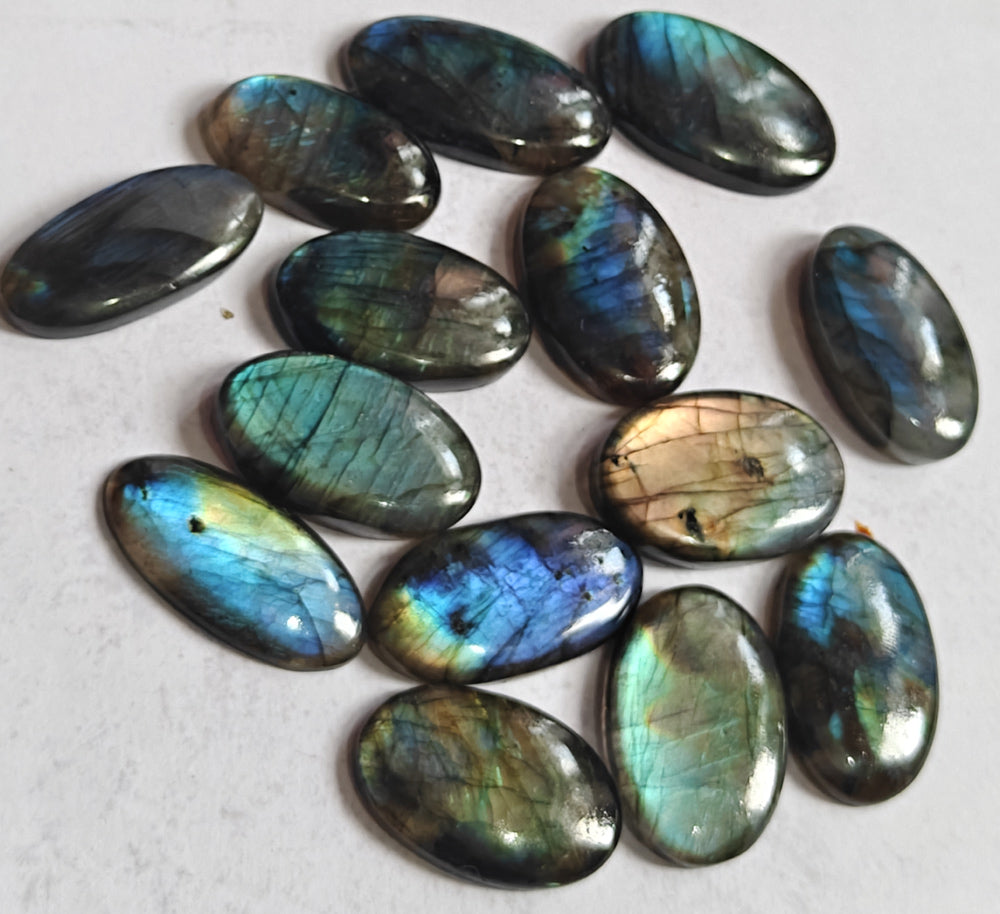 Trendy 2025 20To25MM Labradorite Loose Gemstone Oval Shape Handmade Natural Stone Making For Jewelry