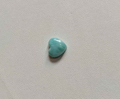 10MM Larimar Carving Loose Gemstone Heart Shape Handmade Natural Stone Used Making For Jewelry