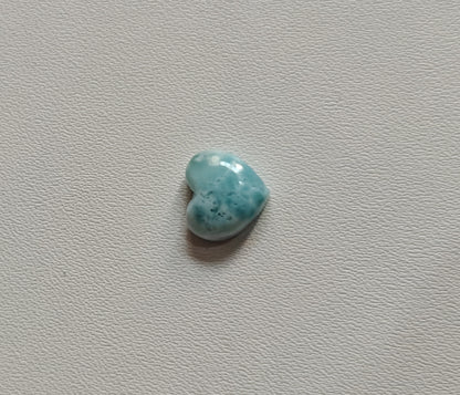 10MM Larimar Carving Loose Gemstone Heart Shape Handmade Natural Stone Used Making For Jewelry