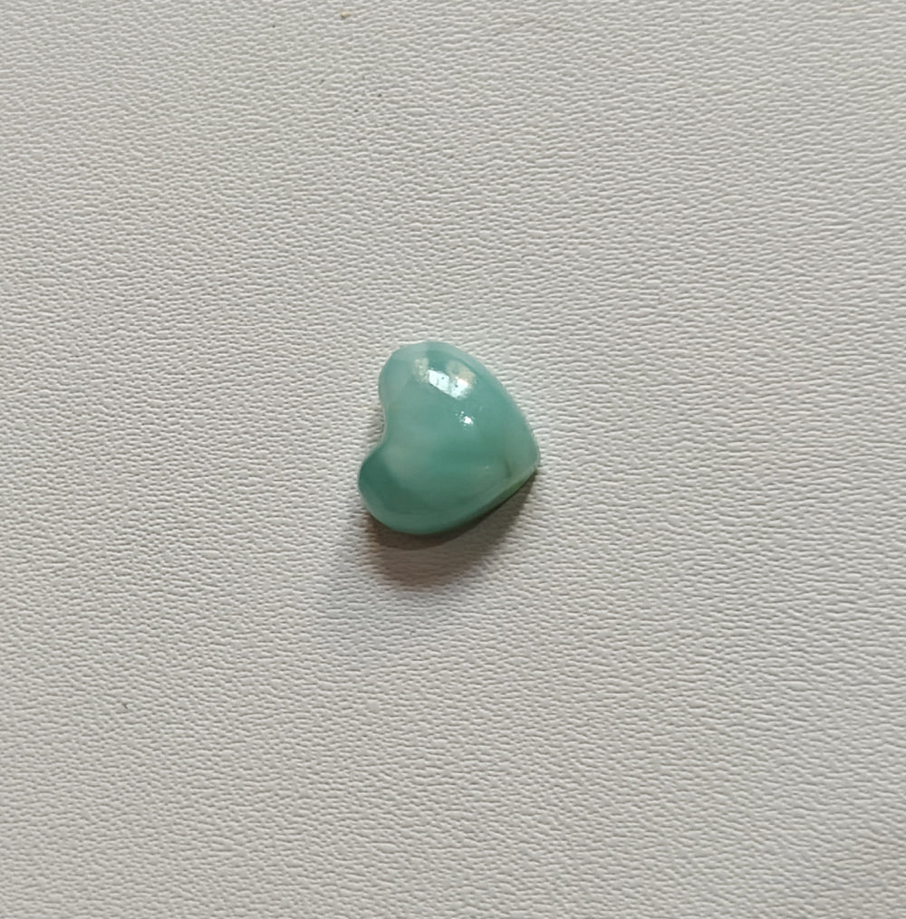 10MM Larimar Carving Loose Gemstone Heart Shape Handmade Natural Stone Used Making For Jewelry