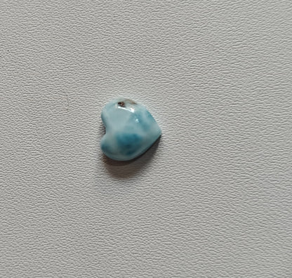 10MM Larimar Carving Loose Gemstone Heart Shape Handmade Natural Stone Used Making For Jewelry