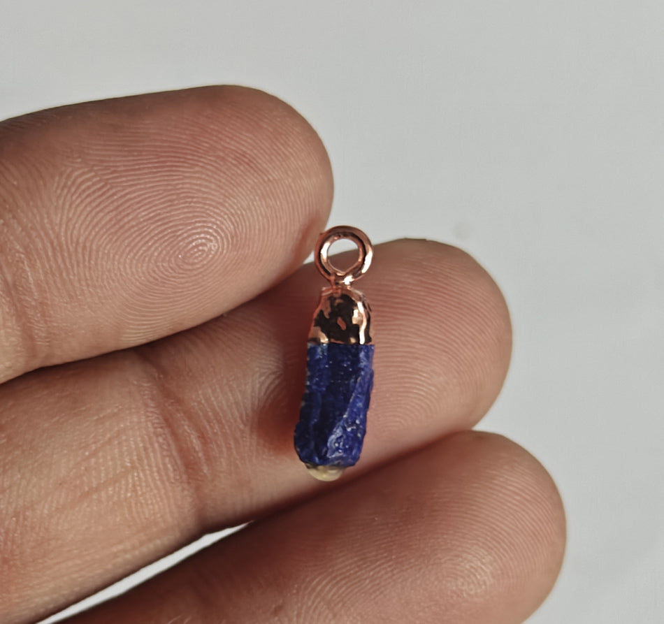 10To15mm Gage Raw Gemstone Pendant Brass Golden Color Electroplated Setting Pendant Uneven Shape Pendant For Happy Birthday Gift's Pendant Jewelry (Copy)