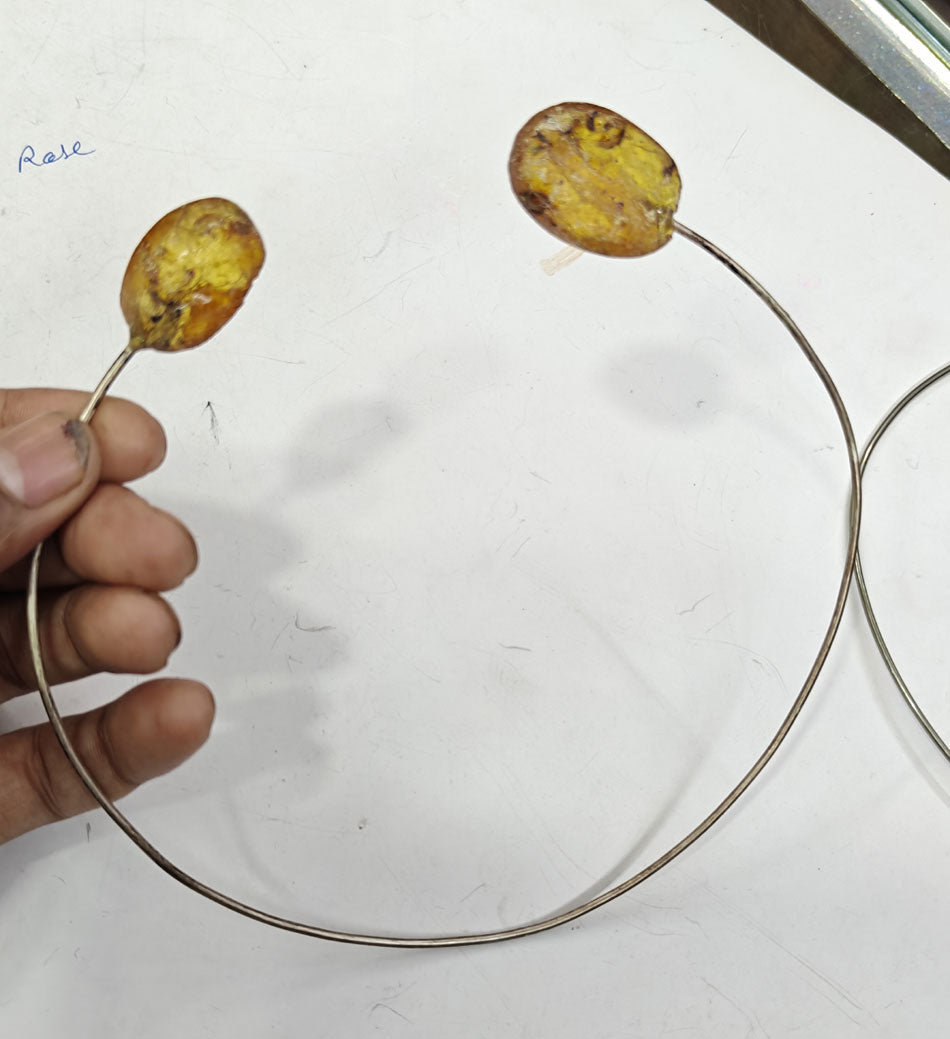 925 Sterling Silver Adjustable Bangles Free size Raw Shape natural Poland Amber Gemstone Bangle Bezel Set For Happy Birthday Gift's For Her Bangles