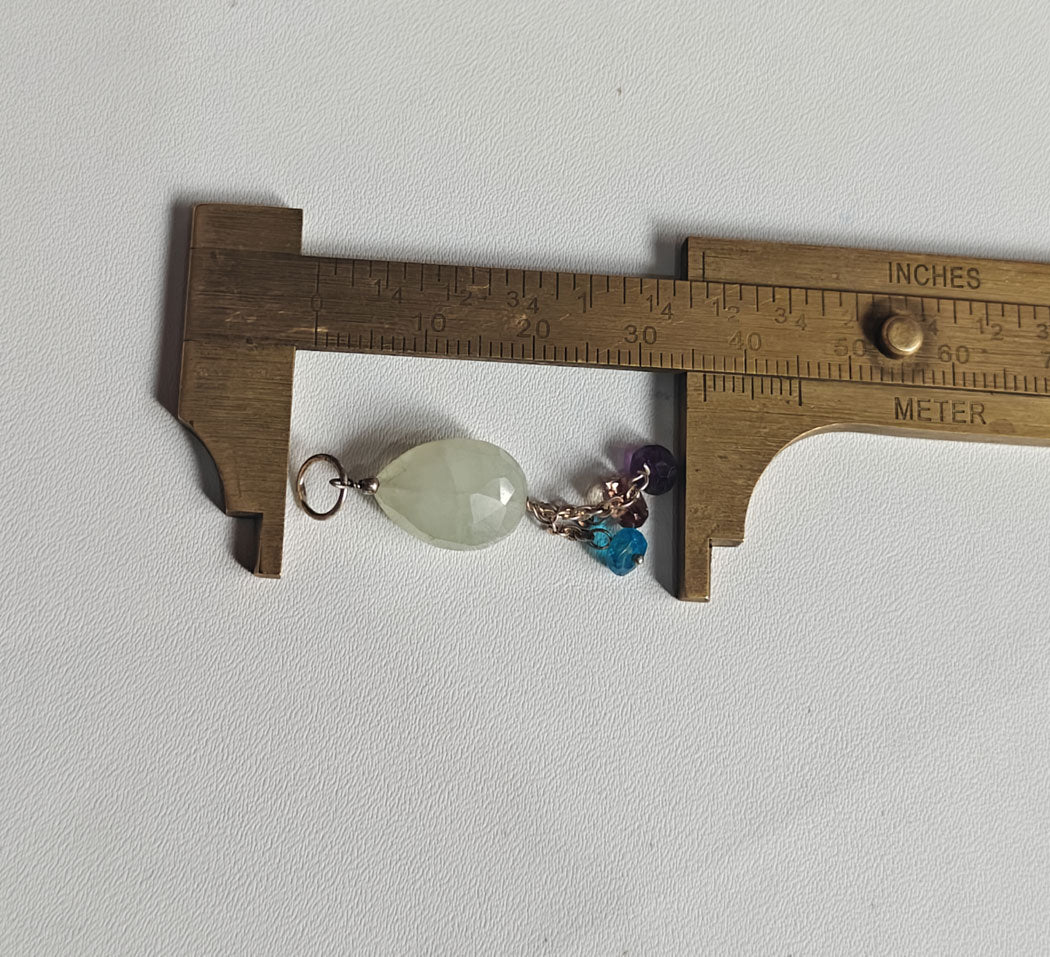 Awesome Handmade Stone 12MM Approx Oval Shape Prehnite Gemstone Pendant Drilled Setting 925 Sterling Silver Pendant For Happy Birthday Gift Pendant