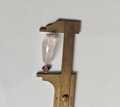 Awesome Handmade Stone 15MM Approx Balan Shape Smoky Quartz Gemstone Beads Pendant Drilled Setting 925 Sterling Silver Pendant For Happy Birthday Gift Pendant