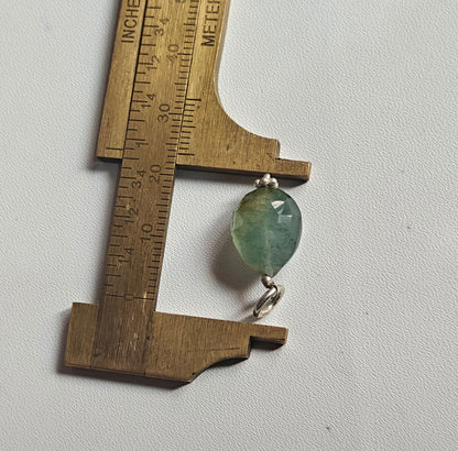 Handmade Stone 15MM Approx Drop Shape Aquamarine Gemstone Pendant Drilled Setting 925 Sterling Silver Pendant For Happy Birthday Gift Pendant