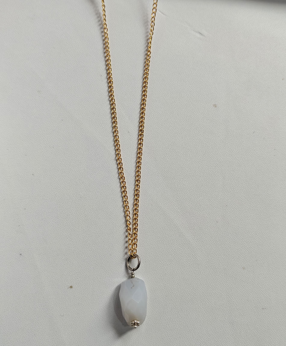 Handmade 925 Sterling Silver Gold Plated Necklace 8MM Round Shape Prehnite Cut Gemstone Drilled Set Necklace Anniversary Gift For Women Necklace