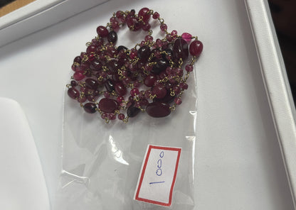 Handmade 3T10mm Natural Amethyst Beads Gems Uneven Shape Metal Chain Necklace Bezel With Drilled Set Jewelry For Women Gift Metal Brass Necklace Jewelry