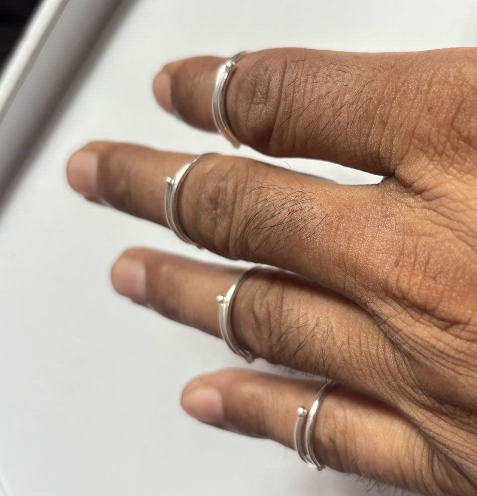 Awesome Handmade 925 Sterling Silver Adjustable Rings 12MM Heart Shape Larimar Gemstone Ring Bezel Setting Ring For Anniversary Gift Ring