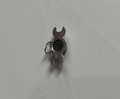 Handmade 12To15MM Multiple Shape Rainbow Moonstone or Mix Stone Pendant Bezel Setting 925 Sterling Silver Gold Plated Pendant Anniversary Gift for Wife For Her