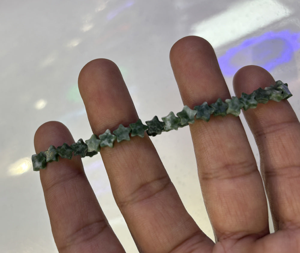2025 Trendy Handmade Adjustable Bracelet 3mm Multicolor Star Beads Natural Beads Gems Drilled Set Fashion Bracelet For Women Gift's