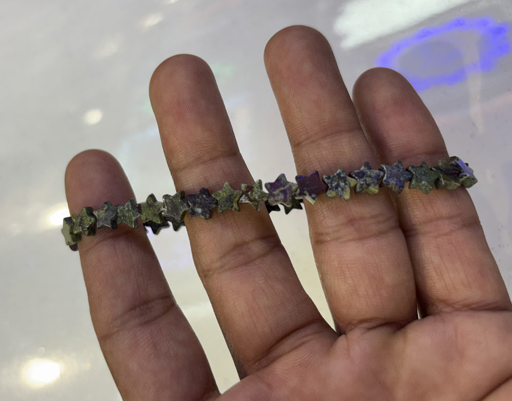 2025 Trendy Handmade Adjustable Bracelet 3mm Multicolor Star Beads Natural Beads Gems Drilled Set Fashion Bracelet For Women Gift's