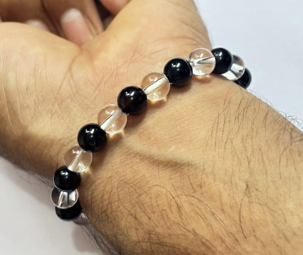 Handmade Brass Adjustable Bracelet 8mm Citrine Natural Beads Gems Drilled Set Fashion Bracelet For Women Gift