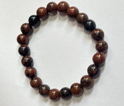 2025 Trendy Handmade Brass Adjustable Bracelet 8mm Larimar Natural Beads Gems Drilled Set Fashion Bracelet For Women Gift's