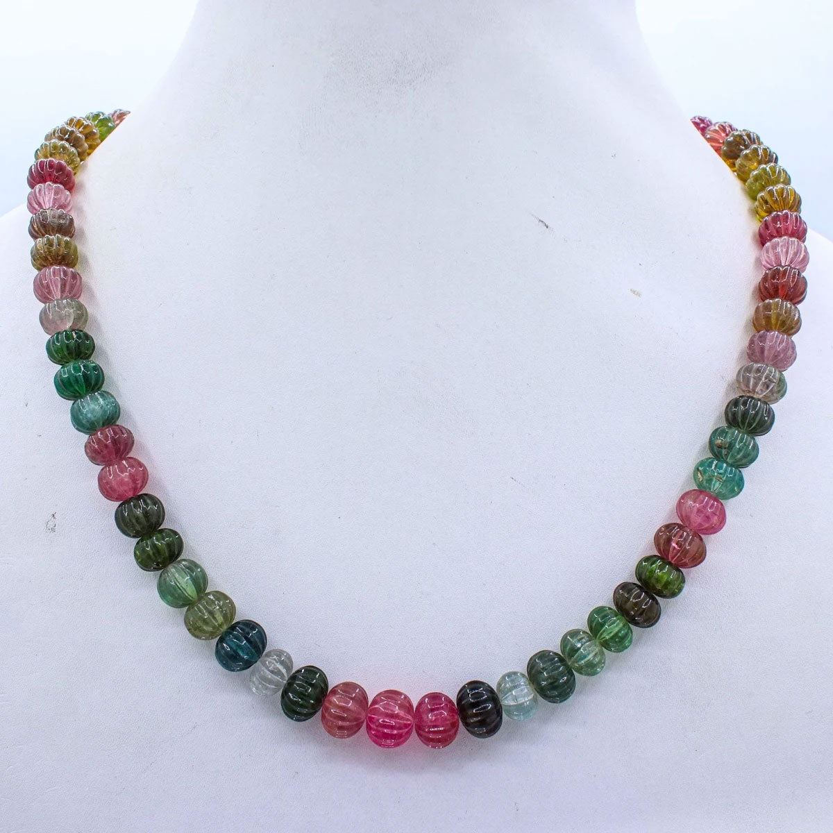 Rainbow Gemstone Beaded Necklace for Women | Hariom Creations