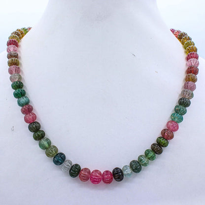 Rainbow Gemstone Beaded Necklace for Women | Hariom Creations