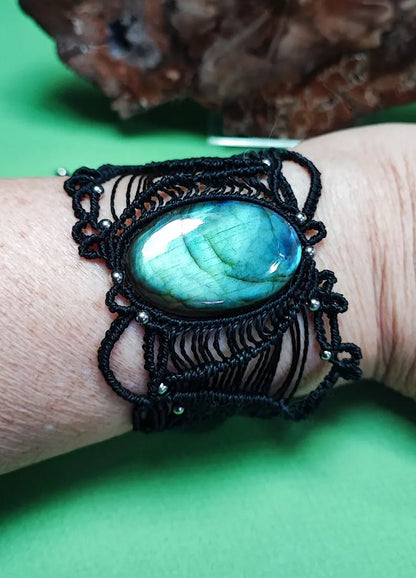 Handcrafted Macrame Bracelet | Unique Boho Style | Hari Om Creations