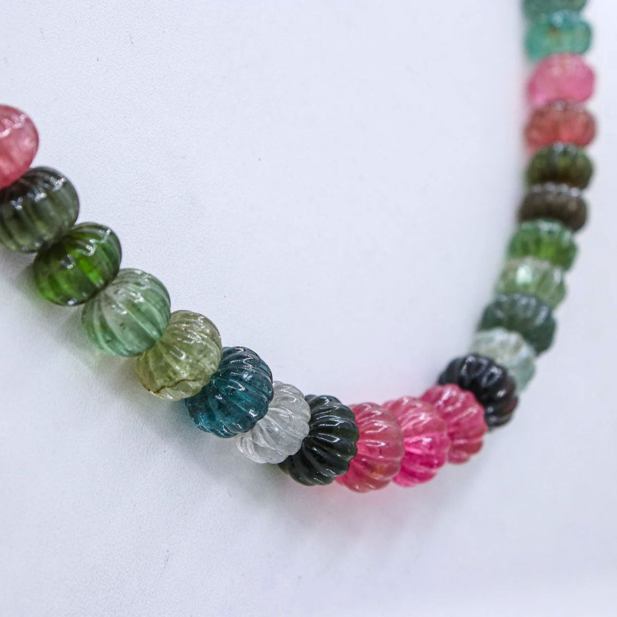 Rainbow Gemstone Beaded Necklace for Women | Hariom Creations