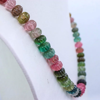 Rainbow Gemstone Beaded Necklace for Women | Hariom Creations