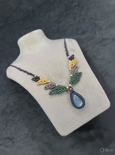 Artisan Macrame Necklaces & Labradorite Jewelry | Hari Om Creations